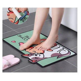 Cartoon Door Mat Welcome Entrance Rugs for Home Small Carpet for Bedroom Bathroom Floor Doormats Non-Slip Pet Pads Room Decor